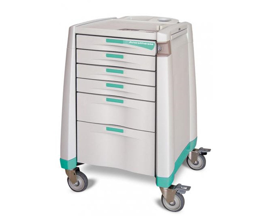 Anesthesia Cart With Multi Bin Organizer