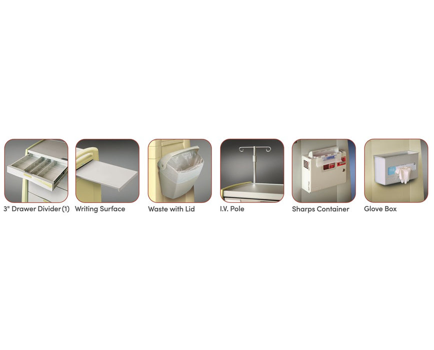 Medical Accessory Kit Capsa Healthcare Avalo Series Medical Accessory Pack for Treatment Cart ...