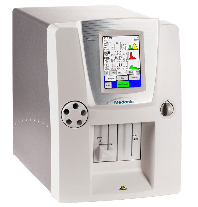 Medonic M16M Hematology Analyzer. Open Vial