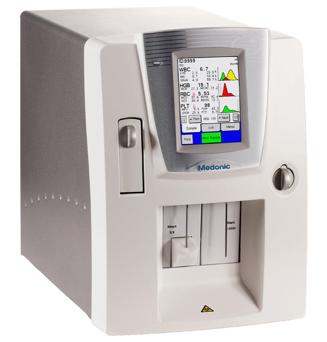Medonic M16C Hematology Analyzer. Cap Pierce