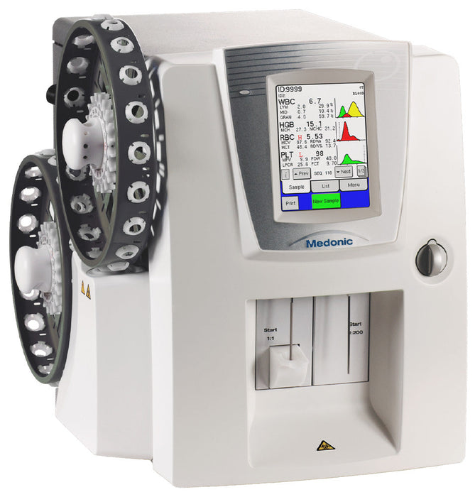 Medonic M16S Hematology Analyzer. Autoloader