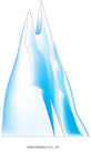 Wall Sticker. Ice Mountain 1 Coordinating Graphics