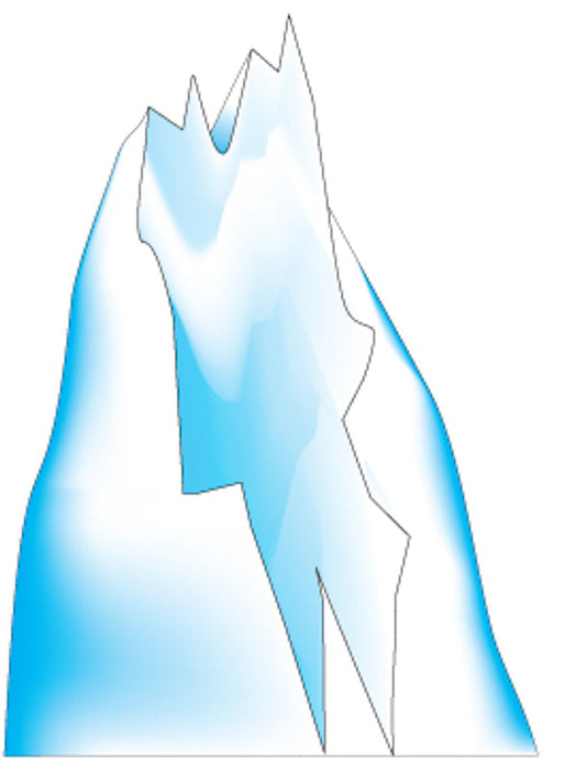 Wall Sticker - Ice Mountain 2 Coordinating Graphics