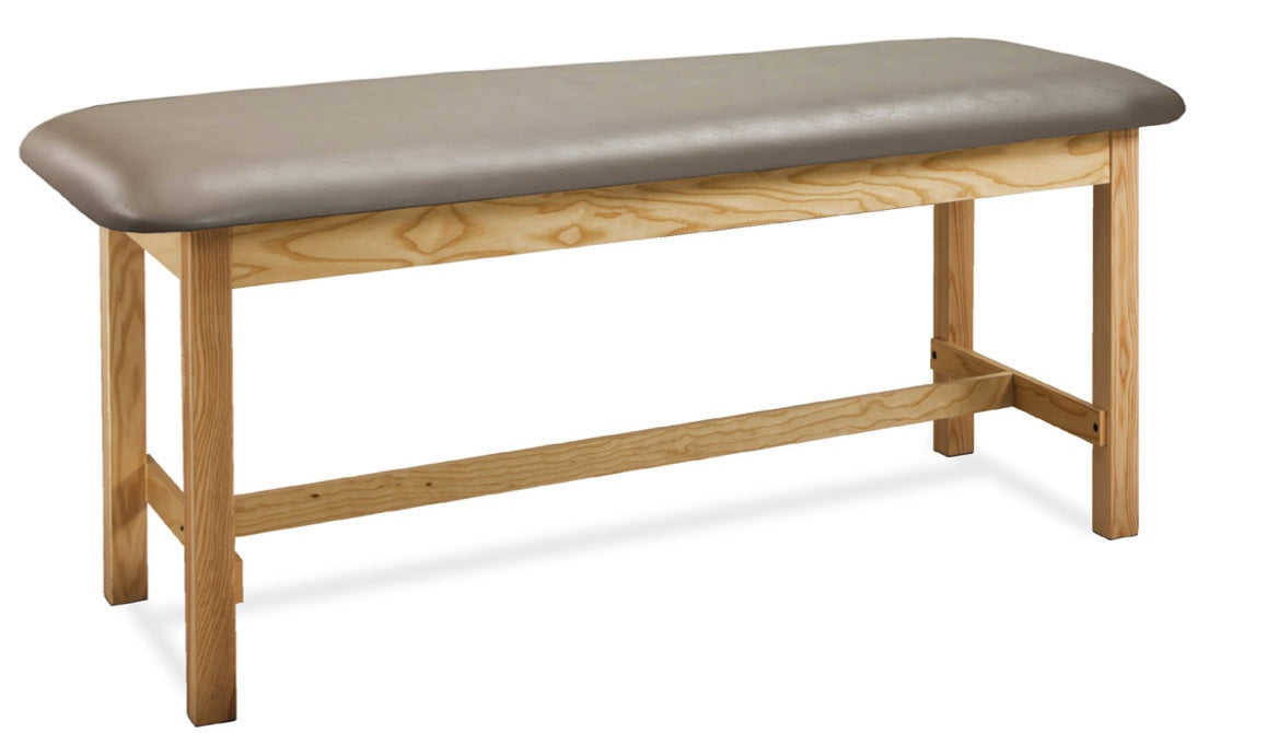 Classic Treatment Table w/ Flat Top. 400 lbs Capacity, 30" W x 78" L