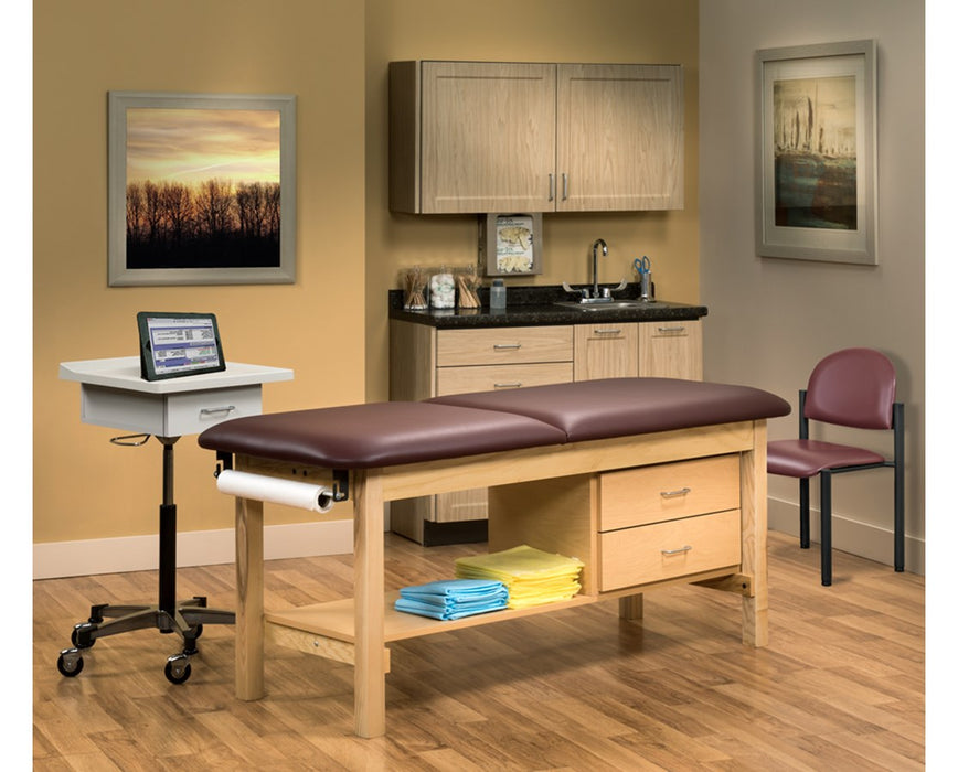 Classic Exam Room Furniture Package - Fashion Finish [Table, Cabinets & More - Ready Room]