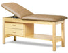 Classic Treatment Table w/ Adjustable Back, Drawers & Shelf. 78