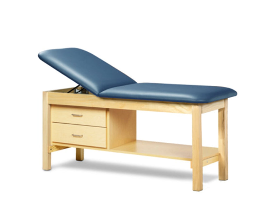ETA Classic Treatment Table w/ Drawers, Shelf & Adjustable Back