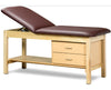 Classic Treatment Table w/ Drawers, Shelf & Adjustable Back. 72