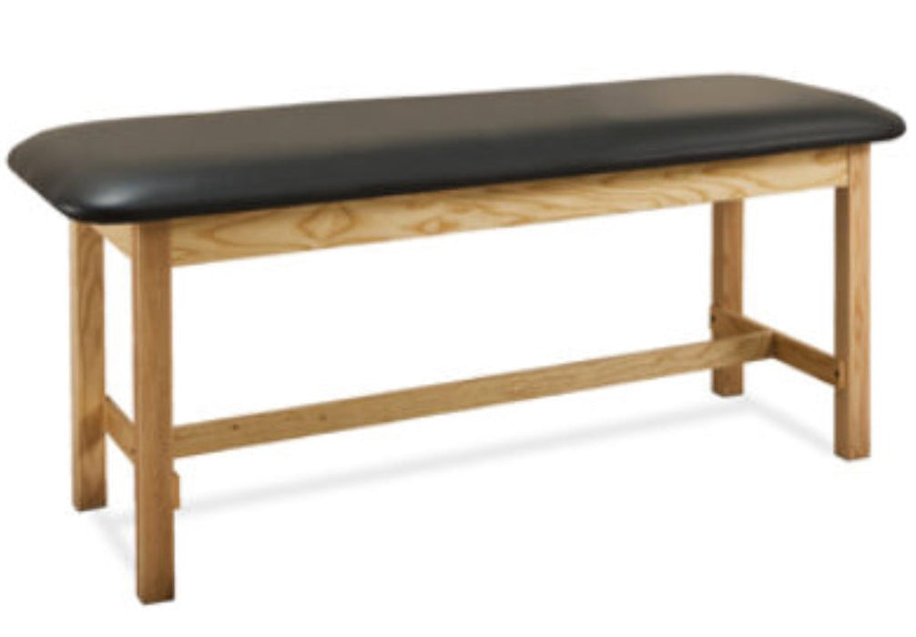 Classic Treatment Table w/ Flat Top. 500 lbs Capacity. 24" W x 72" L [Natural Finish]