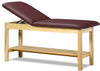 Classic Treatment Table w/ Shelf & Adjustable Back. 78