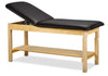 Classic Treatment Table w/ Adjustable Back & Shelf. 72