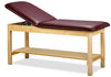 Classic Treatment Table w/ Shelf & Adjustable Back. 72