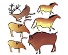 Wall Sticker - Cave Paintings Coordinating Graphics (parts of 5 sets shown)