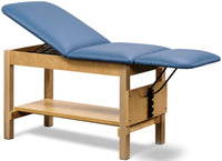 Space Saver Classic Exam Table w/ Adjustable Back, Drop Section & Shelf