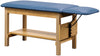 Space Saver Classic Exam Table. Flat Top w/ Shelf & Drop Section