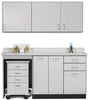 Wall & Base Cabinet Package w/ Mobile Cart-Mate on Left. 66