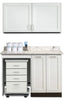 Wall & Base Cabinet Package w/ Mobile Cart-Mate on Left. 48