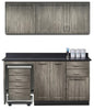 Wall & Base Cabinet Package w/ Mobile Cart-Mate on Left. 60