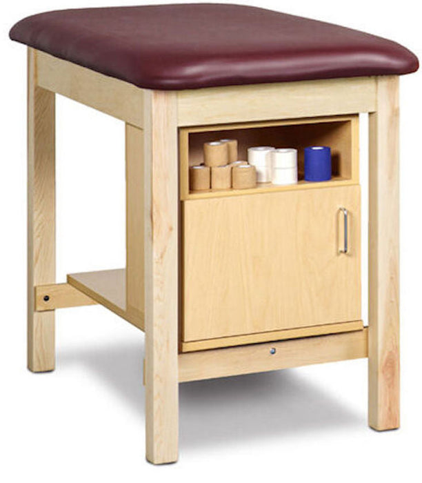 Sports Classic Taping Treatment Table w/ Open Shelf & Door. 27"W