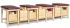 Sports Classic 5-Seat Taping Treatment Station w/ Open Shelf, Door & Drawer Boxes