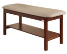 Classic Treatment Table w/ Shelf & Flat Top