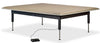 Bariatric Power Hi-Lo Mat Table w/ Flat Top. 8'L x 6'W, for Physical Therapy
