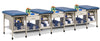 Sports Metal 5-Seat Taping Treatment Station w/ Open End Shelving
