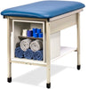 Sports Metal H-Brace Taping Treatment Table w/ Open End Shelf
