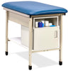 Sports Metal H-Brace Taping Treatment Table w/ Open Shelf & Door