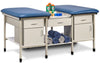 Sports Metal Ironside 2-Seat Taping Treatment Station w/ Shelf & Drawer