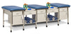 Sports Metal Ironside 3-Seat Taping Treatment Station w/ Shelf & Drawer