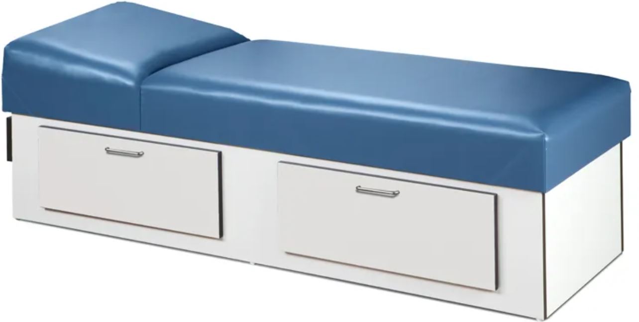 Apron Recovery Couch with Drawers - Non-Adjustable Pillow Wedge