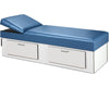 Apron Recovery Couch with Drawers. Standard Adjustable Pillow Wedge Headrest