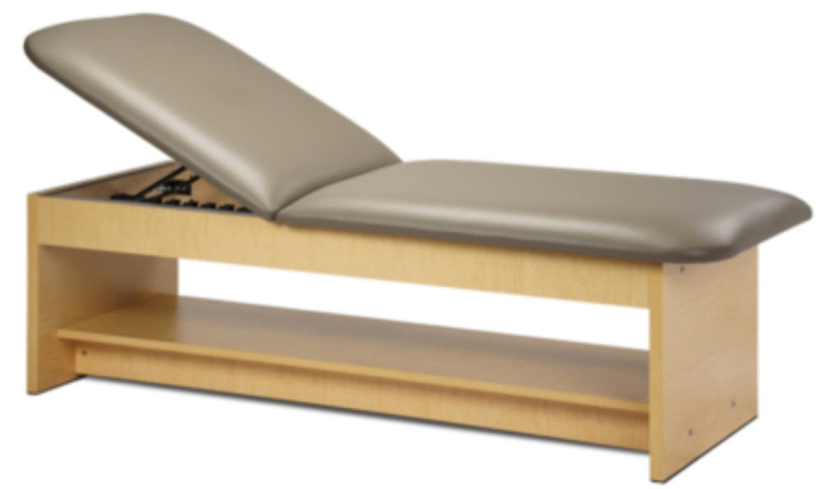 KD Panel Leg Couch w/ Adjustable Backrest & Full Shelf