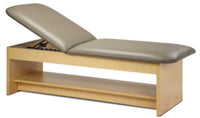 KD Panel Leg Couch w/ Adjustable Backrest & Full Shelf