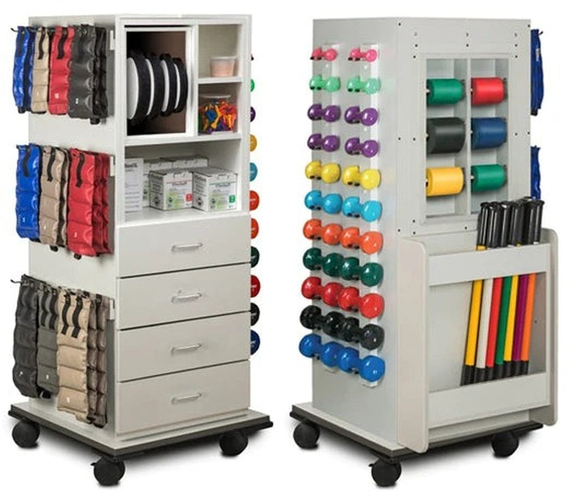 Vanguard Zeus SuperRac Weight Rack w/ 20 Dumbbells (1 to 10 lbs. 2/ea) for Physical Therapy