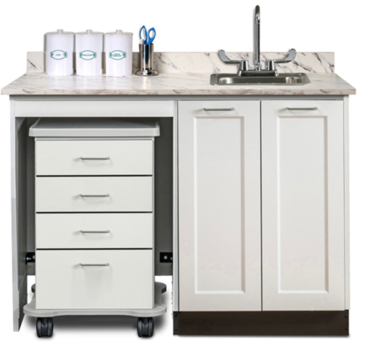 48"W Base Cabinet w/ Mobile Cart-Mate [Fashion Finish]
