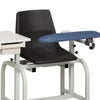 Upholstered Padded Stationary Armrest & Straight Flip Arm