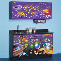 61"W Pediatric Base & Wall Cabinet Package (Fun Series)