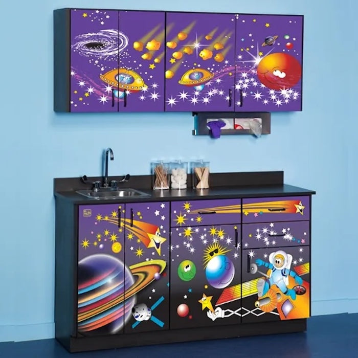 61"W Pediatric Base & Wall Cabinet Package (Fun Series)