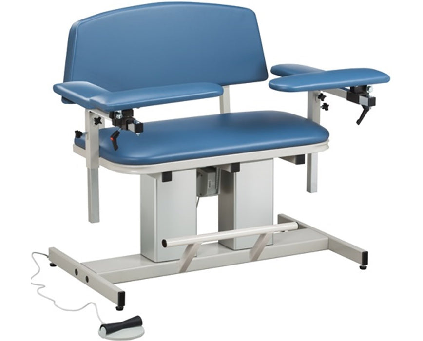 Power Bariatric Blood Drawing Chair with Padded Arms - no Drawer