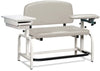Bariatric Blood Drawing Chair with Padded Flip Arms - Drawer Included