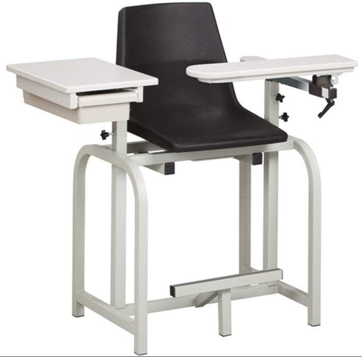 Standard Extra Tall Clean Blood Drawing Chair with Flip Arm