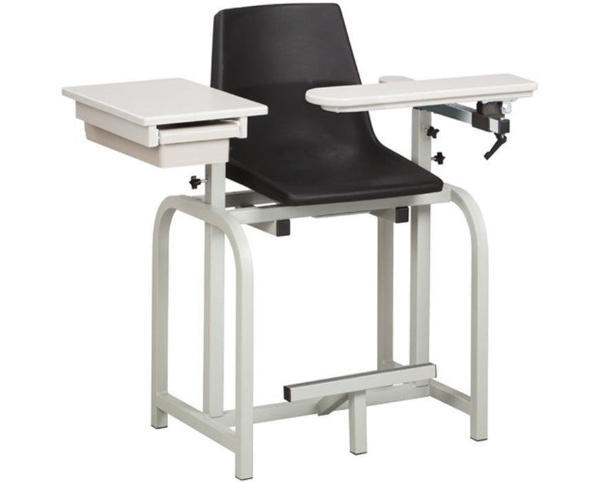 Standard Extra Tall Clean Blood Drawing Chair with Flip Arm