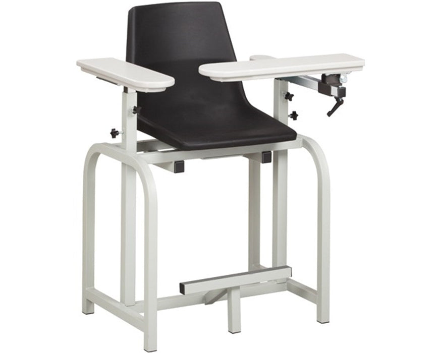 Standard Extra Tall Clean Blood Drawing Chair with Flip Arm