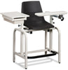 Standard Extra Tall Clean Blood Drawing Chair with Flip Arm - Drawer Included