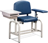 Lab X Padded Blood Drawing Chair w/ Straight Arm & Drawer