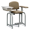 Extra Tall Blood Drawing Chair w/ Flip Arm. 1 Straight Arm & Drawer