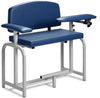 Extra Tall & Extra Wide Blood Drawing Chair w/ Flip Arms. One Straight Arm & One Flip Arm