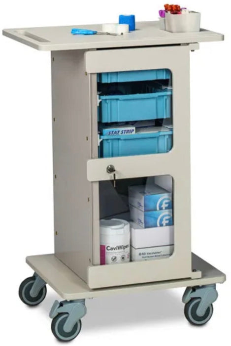 ProVisions Procedure Cart w/ 3 Drawer Bins. Point Of Care